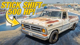 NASCAR Inspired F100 Hits The DRAG STRIP amp Sounds Insane [upl. by Lebiram]