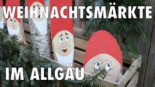 Weihnachtsmarkt Bad Hindelang amp Kempten  VLOG 35  ALLGÄU 🇩🇪 [upl. by Eerehs]