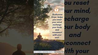 Reset  Recharge  Reconnect with Sushumna Kriya Meditation  FREE Online Initiations [upl. by Leber]