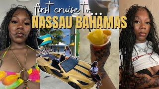 MY FIRST CRUISE TO THE BAHAMAS🇧🇸 MY REALISTIC CARNIVAL EXPERIENCE… WE DROVE A CORVETTE ON WATER [upl. by Gaylene]