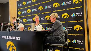 Jan Jensen reflects after first exhibition game as Iowa womens basketball head coach [upl. by Eniamsaj]