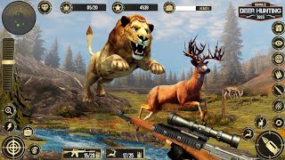 Wild Deer Hunting Games  Android Gameplay 3 [upl. by Norrehs]