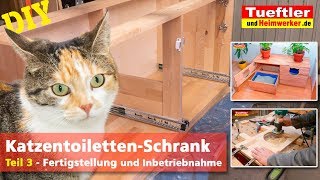 Buche Schrank für Katzenklo bauen  Teil 3 Tüftler DIY [upl. by Ralf253]