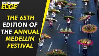 Colombia’s Medellin holds annual flower festival  WION Edge [upl. by Arabela274]