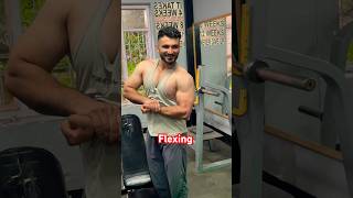 Regular flexing after workout strongman motivated vishalthakur [upl. by Ymia]