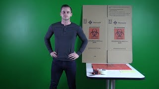 Regulated Medical Waste Box Assembly and Disposal [upl. by Nirual224]