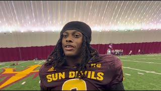 DevilsDigest TV RB Kyson Brown speaks on expanded leadership role in second season [upl. by Edmunda536]