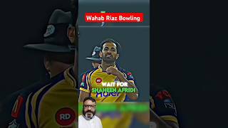 Wahab Riaz Bowling cricket shorts short shaheenafridibowling [upl. by Telfer]