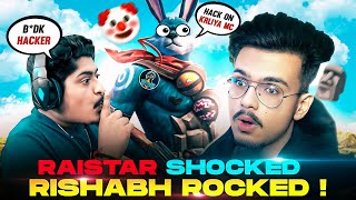 Raistar Shocked 😱 Gyan Bhai amp Rishabh Rocked 🗿😂 Most Funny Match [upl. by Romeu]