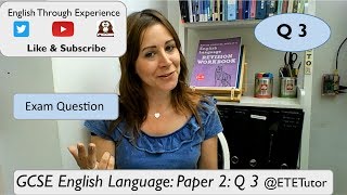 GCSE English Language  Paper 2 Section A Question 3  Edexcel [upl. by Ssur]