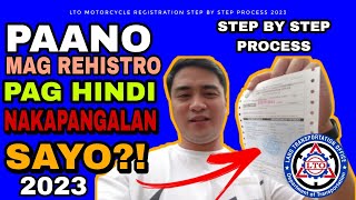 LTO MOTORCYCLE REGISTRATION 2023 PAANO MAG REHISTRO NG MOTORLTOSHEEPVLOGS [upl. by Malcom]