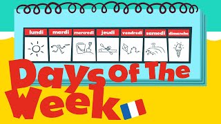 Days of the Week in French 🇫🇷  Learn French [upl. by Nosnar]