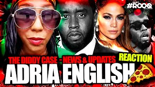 ADRIA ENGLISH DIDDY ACCUSER INTERVIEW REACTION  JLO BEIBER  RQ DAILY [upl. by Randell]