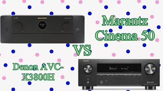 ￼Marantz Cinema 50 VS Denon AVCX3800H [upl. by Francklin]