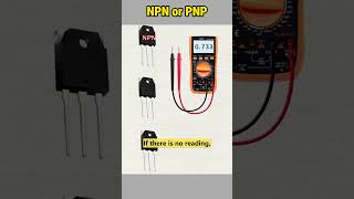 Identifying NPN and PNP Transistors Using a Multimeter howto transistor npn pnp bjt [upl. by Ennirac]