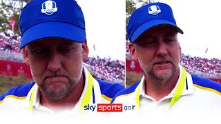 quotI wanted to come here and give everythingquot  Emotional Ian Poulter on Europes Ryder Cup defeat [upl. by Annehs]