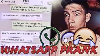 WHATSAPP PRANK an TÜRKISCHEN VATER ENDET KRASS BÖSE😳 [upl. by Elston]