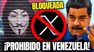 ANONYMOUS RESPONDE A MADURO POR ELIMINAR A X TWITTER EN VENEZUELA 🇻🇪 [upl. by Dnomad]