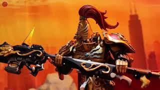 Adeptus Custodes VS Chaos Space Marine【JOYTOY Warhammer 40K Stop Motion Animation】 [upl. by Zachery723]