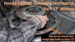 Honda GL1000 Goldwing restoration Part 17 [upl. by Yartnod]