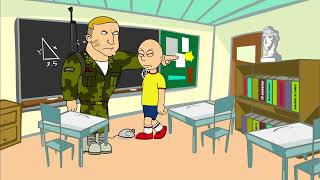 Caillou Spells A Curse WordSent To DetentionTries To Escape School AgainGrounded HUGE TIME [upl. by Cristian]