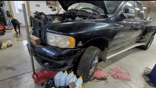 Grid Heater UnDelete  12 Valve 3rd Gen Front End Is On  How To Make Motor Mounts For The Swap [upl. by Korey299]