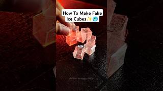 How To Make Fake Icecubes With Tape✨🥶 shorts diy [upl. by Lutero496]