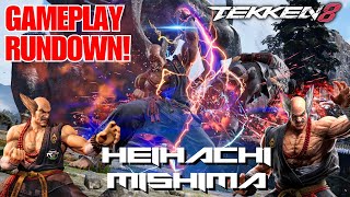 TEKKEN 8  Heihachi Tekken Talk Gameplay amp Moveset Breakdown [upl. by Bodnar]