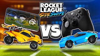 Controller Vs Touch Players at EVERY Rank in Rocket League Sideswipe Whos Better [upl. by Ahsata]