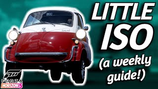 HOW TO COMPLETE quotLittle Isoquot  Forza Horizon 5 Weekly Forzathon Challenge Guide [upl. by Maxi]