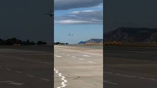 Crosswind landing at Dubrovnik airport Aer Lingus go around dubrovnik aviation travel croatia [upl. by Corin453]