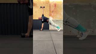 Planche dynamique combinée avec une pompe 🔥 tonytinspire sports musculation fyi [upl. by Atirb]