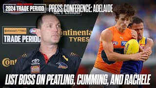 Adelaide Crows Trade Period 2024 Full Press Conference  Zero Hanger TV [upl. by Norym]