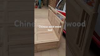 中国制造 中式实木床Chinese solid wood bed [upl. by Sixele325]