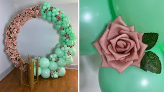 Hoop With Balloons amp Flowers [upl. by Elmira624]