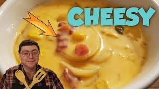 Perfect Smokey Mountain Cheese Soup in a Dutch Oven Recipe [upl. by Aiuqcaj]