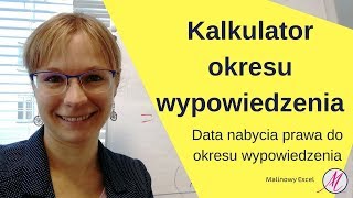 Excel w HR Kalkulator okresu wypowiedzenia [upl. by Leirraj612]