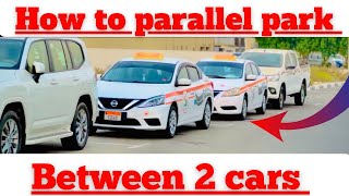 Parallel parking between two carsEasy Reverse parallel parking 3 Tipsabu DubiaUAEUrdu0567868565 [upl. by Reinnej]