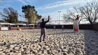 Cuartos de final Circuito de Voley Playa de Madrid 14122024 MorontaMoronta vs LópezRodríguez [upl. by Pete]