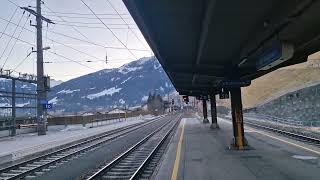 Einfahrt des railjet 797 am 28012024 in Bad Hofgastein [upl. by Allyn]