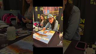 Meeting Juliette Lewis juliettelewis actress steelcitycon nationallampoon capefear movies fy [upl. by Averell]