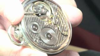 Hamilton Model 992 Railroad Pocket Watch by The Pocket Watch Guy [upl. by Notserc]