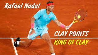 Rafael Nadal Clay Court Points  King Of Clay 👑 • Ruthless Touch • Tennis Question [upl. by Pratte435]