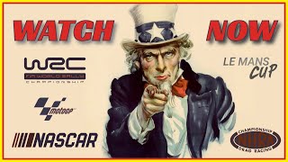 All The Races You Can Watch This Weekend  NASCAR  MotoGP  WRC  Le Mans Cup  etc  DRS [upl. by Eseerehs]