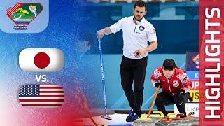 JAPAN v UNITED STATES  Gold  World Mixed Doubles Curling Championship 2023 [upl. by Angelle]