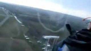 Sideslip Approach in a K13 Glider [upl. by Narton]