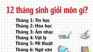 Bí Ẩn 12 Cung Hoàng Đạo Tháng Sinh Phần 10 12 Cung Giỏi Nhất Môn Gì [upl. by Yenahs]