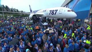 ANA Boeing 787 Maiden Flight Event Opening Movie20110926 [upl. by Shuping]