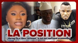 400 MILLIONS DE DON DES OPERATEURS ECONOMIQUES  MARIAM amp DJOSS SARAMANI [upl. by Eltrym376]