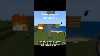 Угадываю kiskars12 minecraft актив рекомендации shorts [upl. by Guthrey]